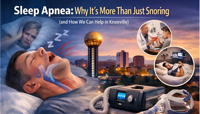 Diagram showing airway blockage during obstructive sleep apnea