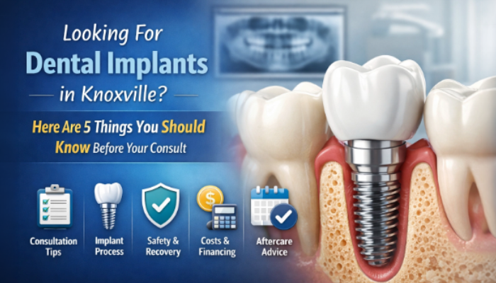 Dental implant consultation at TLC Dental Care in Knoxville TN